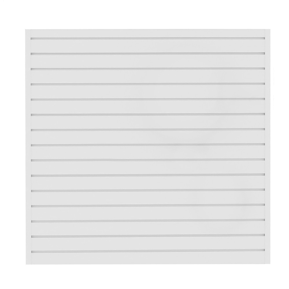 4-8pcs 4ft Slatwall Panels Garage Storage Panel Organizer Gray Set