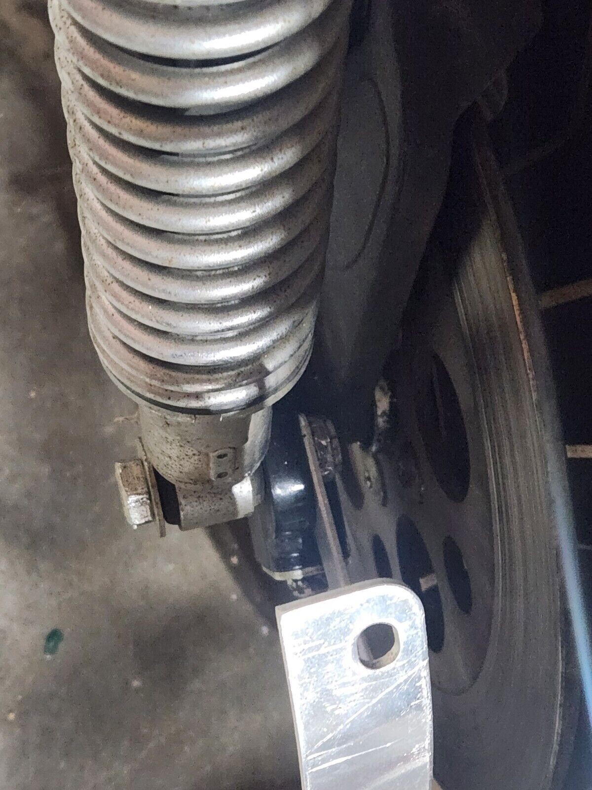 Curved License Plate Relocation Bracket for HARLEY DAVIDSON SPORTSTER All Years