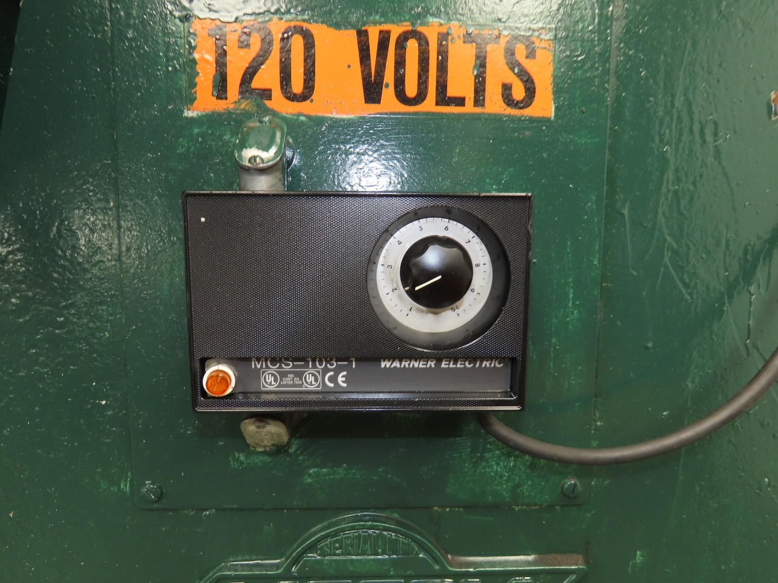 FJ Littell Machine 25-12 Coil Stock Uncoiler 2500lbs 20"ID 12"W Decoiler W/Brake