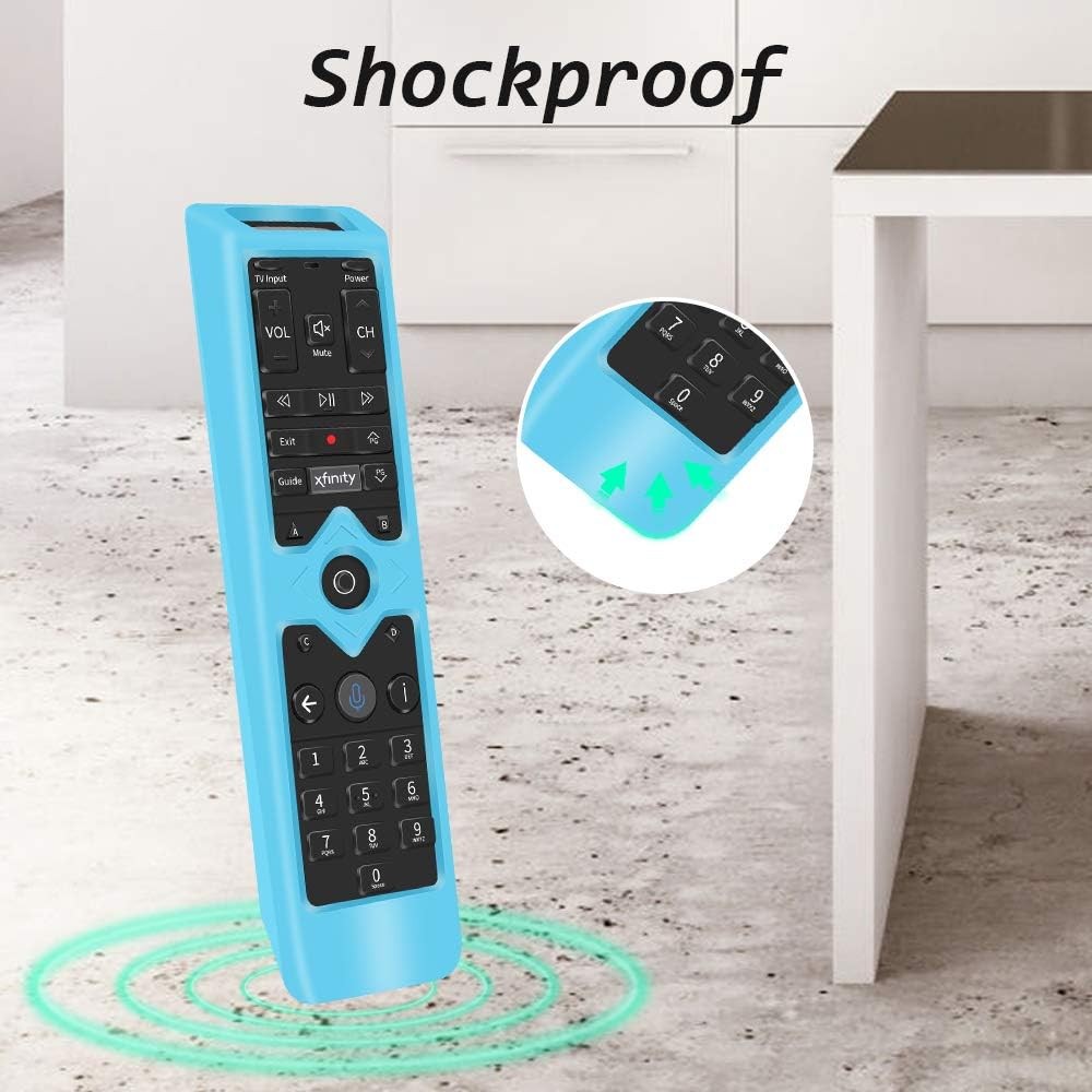 Silicone Protective Case for XFinity Comcast XR15 Voice Control Glowblue