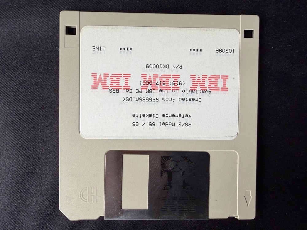 IBM 3.5" Floppy Disk   PS/2 55 / 65 Reference Diskette
