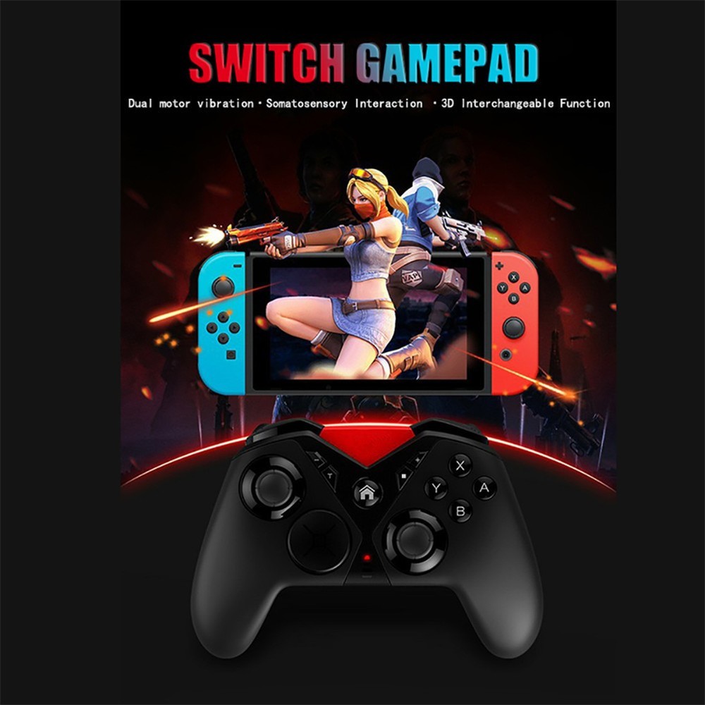 Bluetooth 3.0 Wireless Gamepad Controller Handle Vibration for Nintendo Swtich