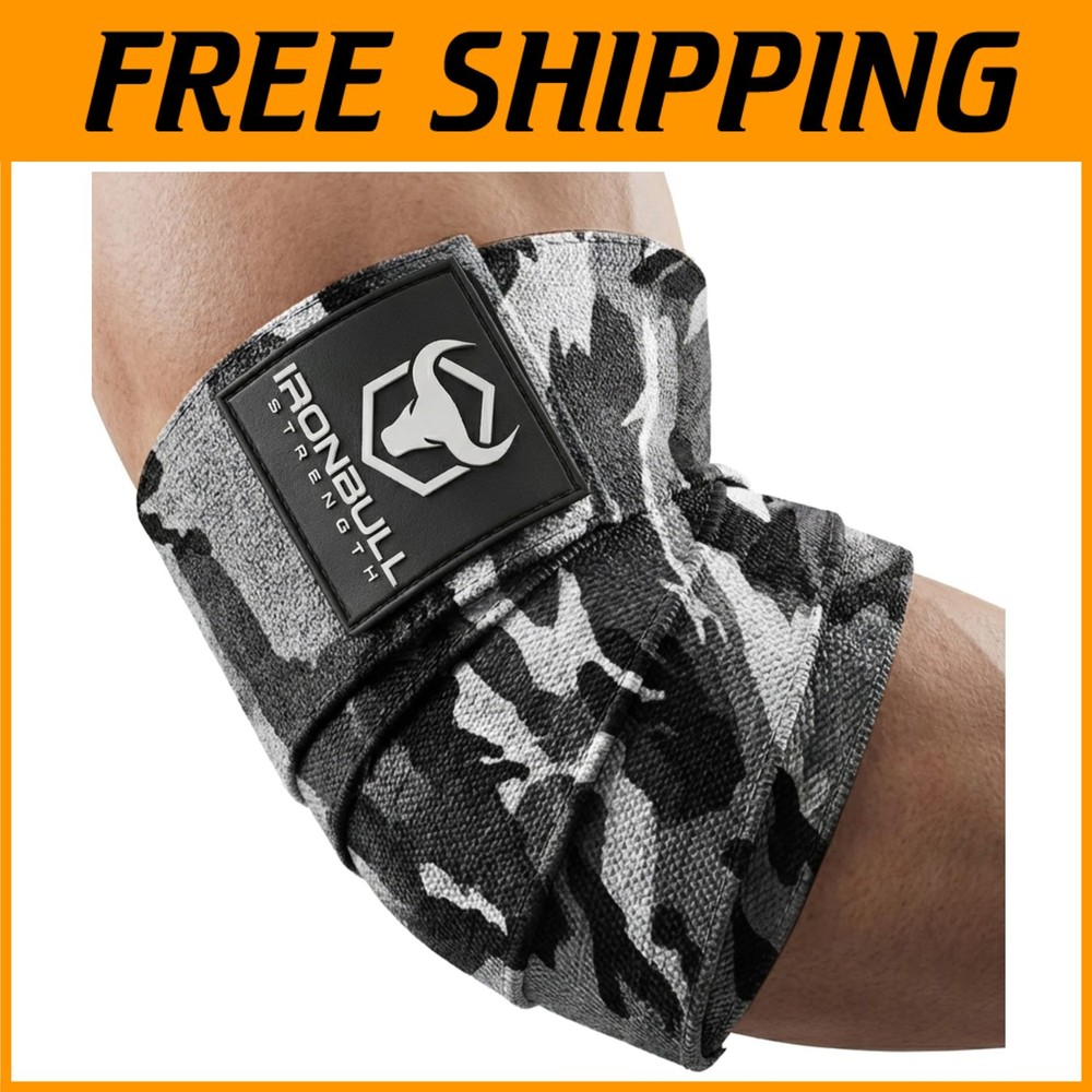 Powerlifting Elbow Braces - Hook & Loop Closure