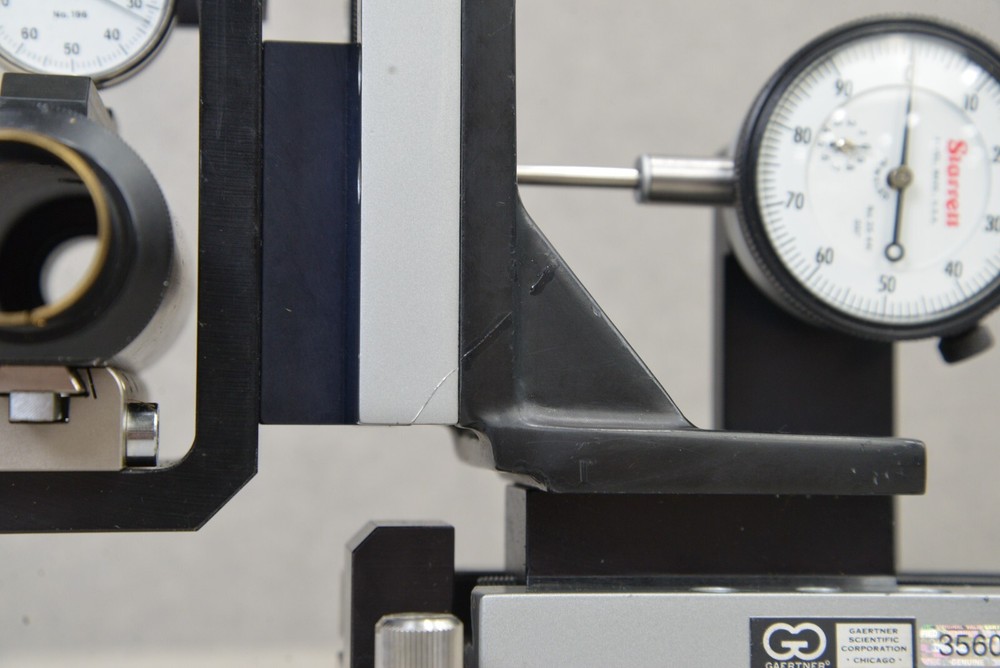 Gaertner Scientific Microscope Stage Support Base Level Dial Indicator 13162691