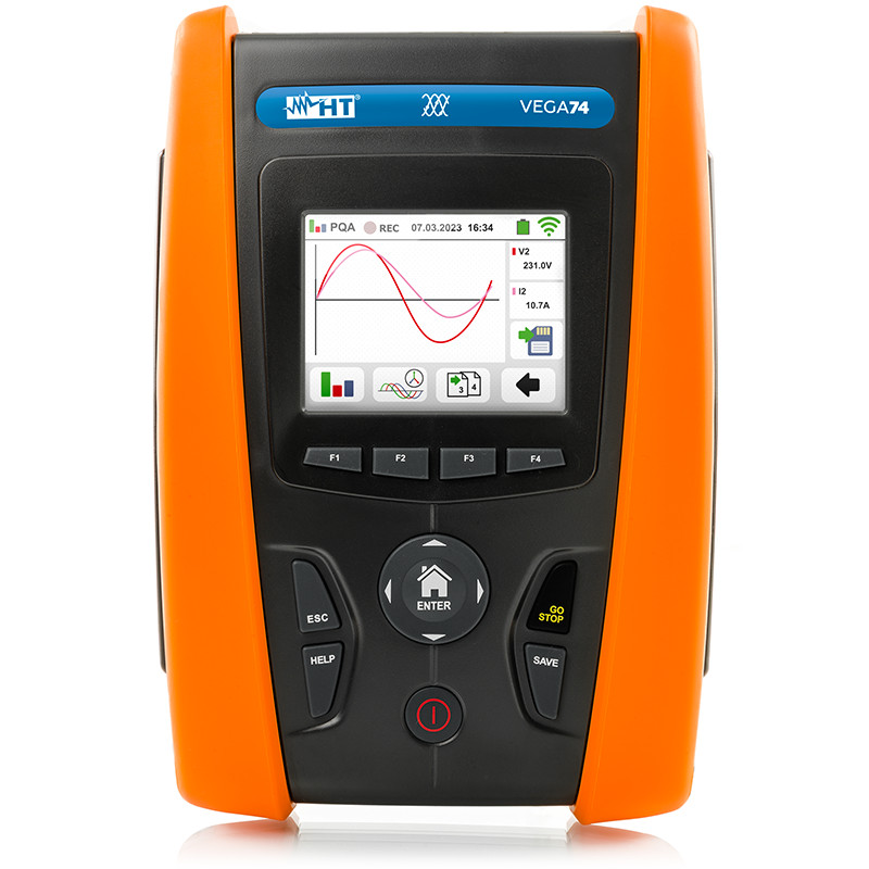 HT Instruments VEGA74 Three-Phase Power Quality Analyzer 3000A Flexi CTs PQA