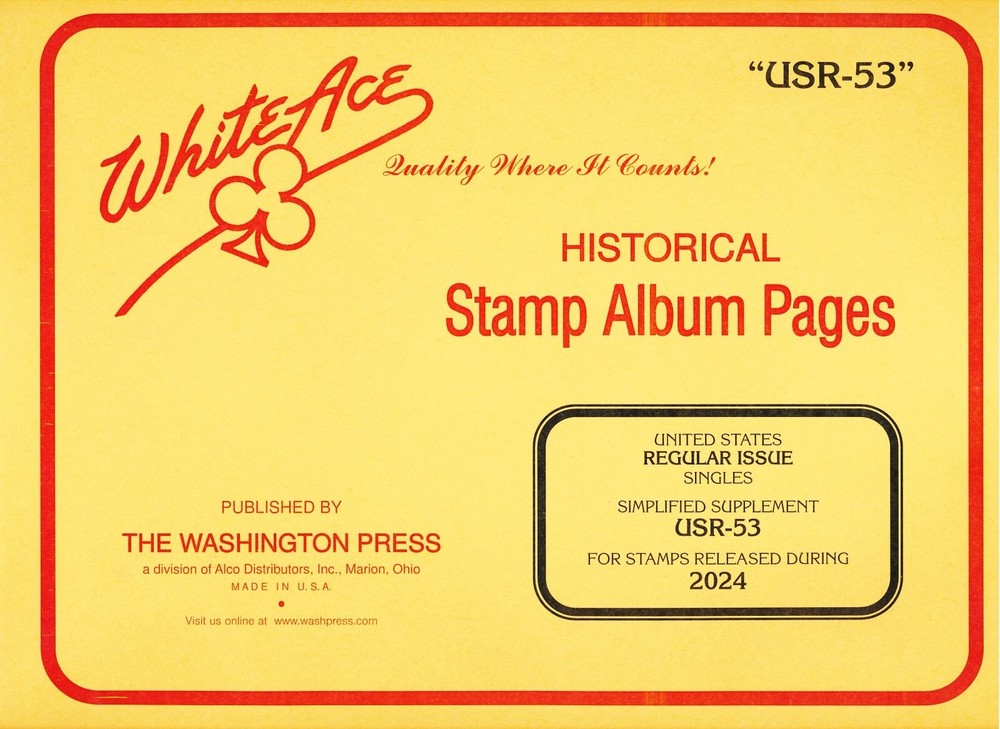 WHITE ACE 2024 US Regular Issue Singles Simplified Album Supplement USR-53