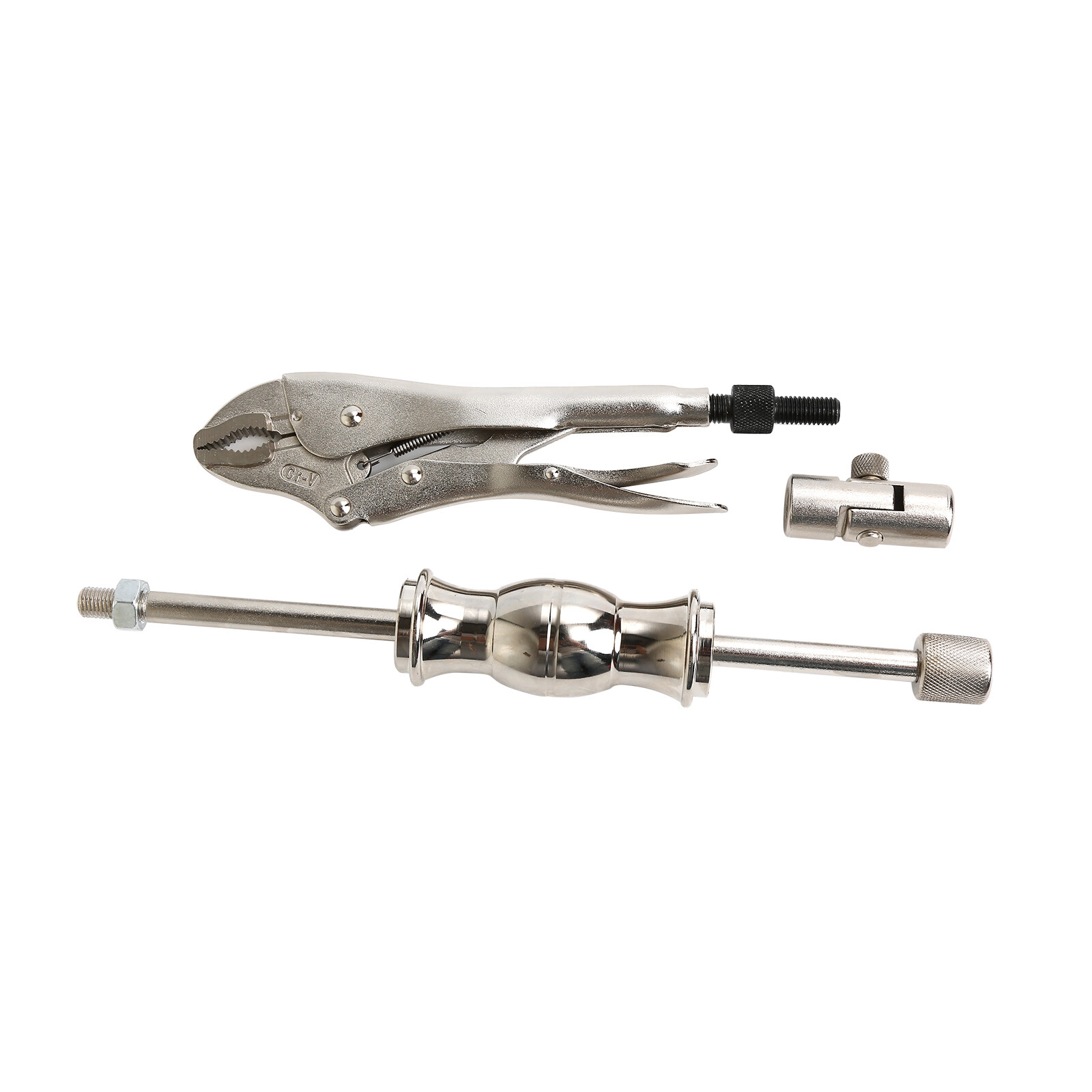 Slide Hammer Puller Locking Pliers Tool Set For Removing Rusty Bolts Nails Pins