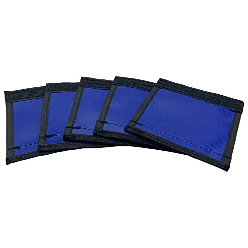 Pack Pool Spring Wraps (Patented) Pool Cover Spring Sleeves with Hook & 5 Blue