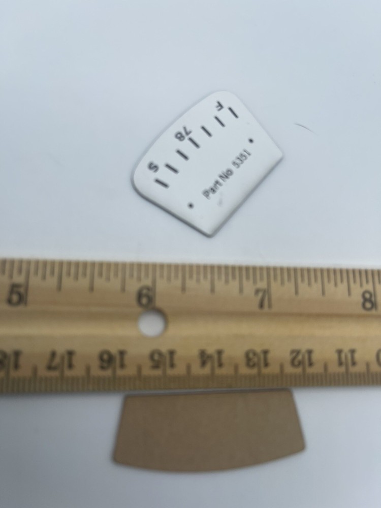 Victor Speed Indicator backing Part No 5351 Speed Dial replacement