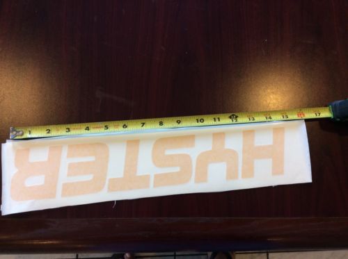 Hyster Decal Vinyl Yellow Decals Forklift Decal Set of 2