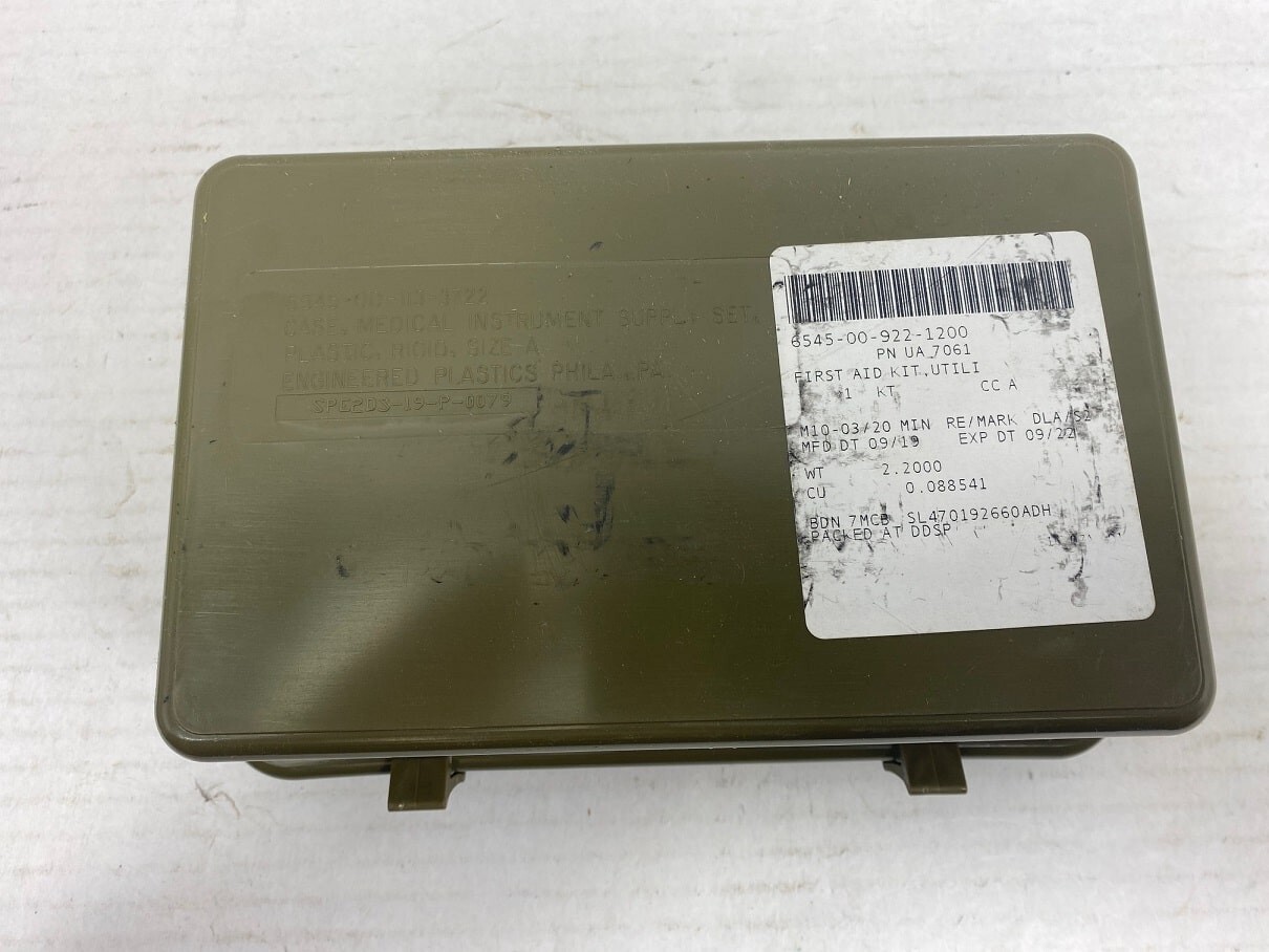 US MILITARY First Aid Kit Box , Complete