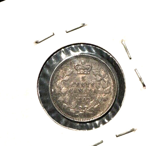 Canada 1902 five cents KM 9 unc