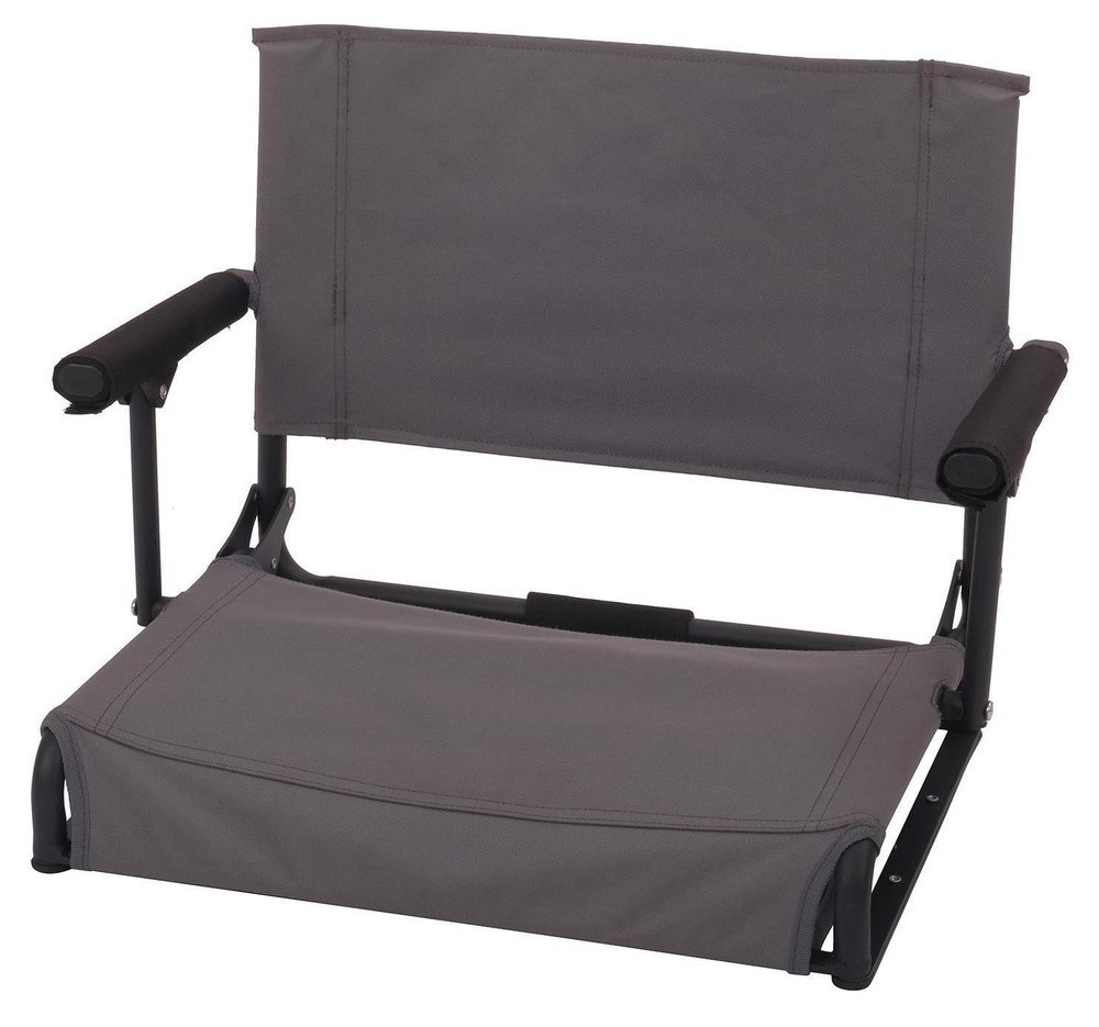 Hard Arm Stadium Seat, Gray