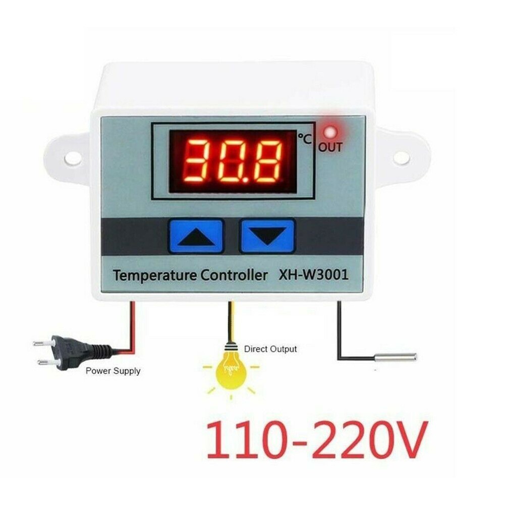 110V Incubator Digital Temperature Controller-Thermostat Switch Probe Tester New