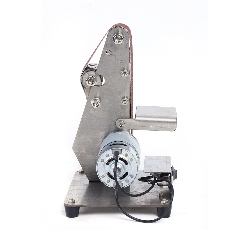 Electric Mini Belt Sander Knife Sharpener with Adjustable Speed & Angle