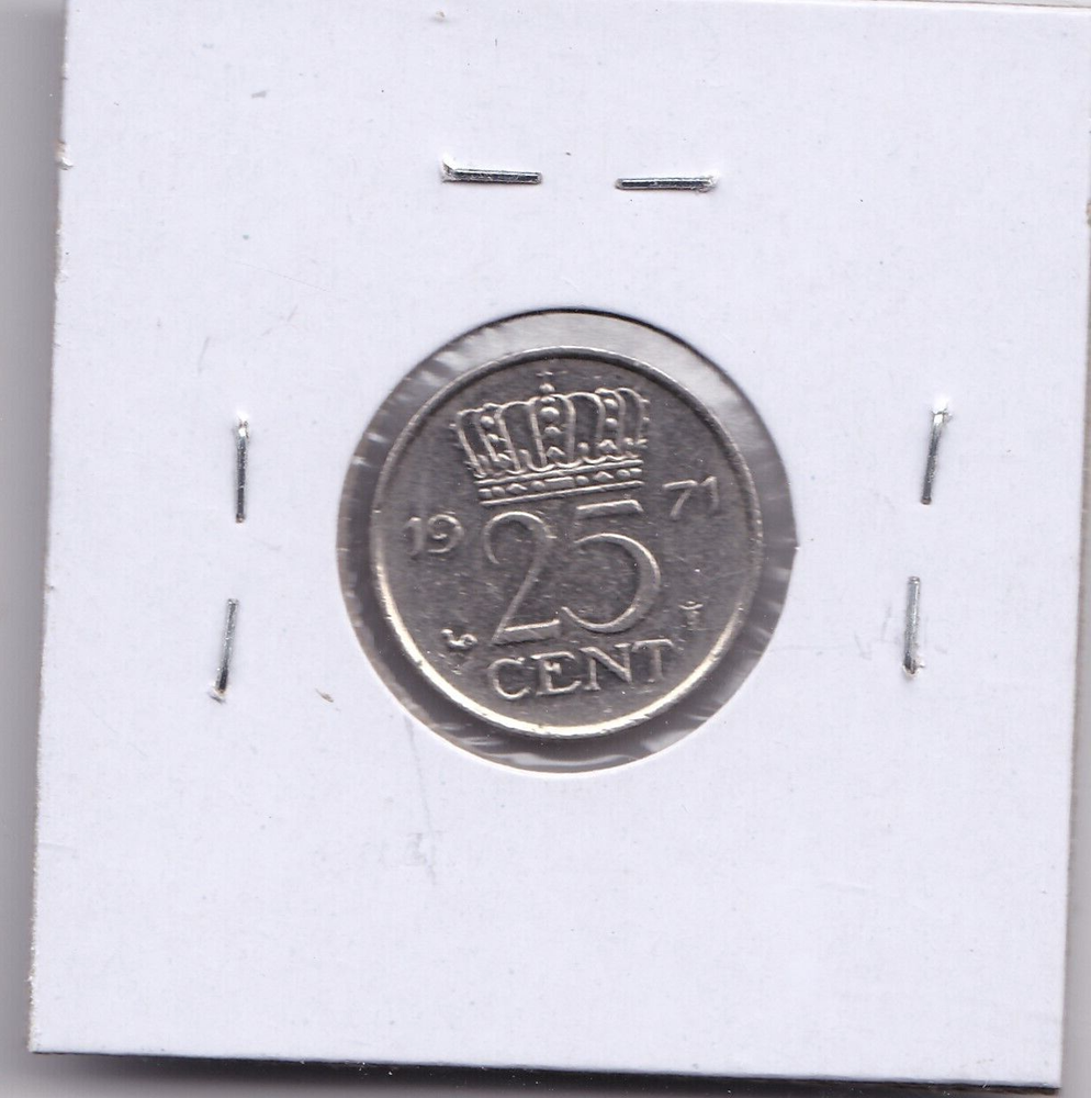 1971 Netherlands 25 Cent