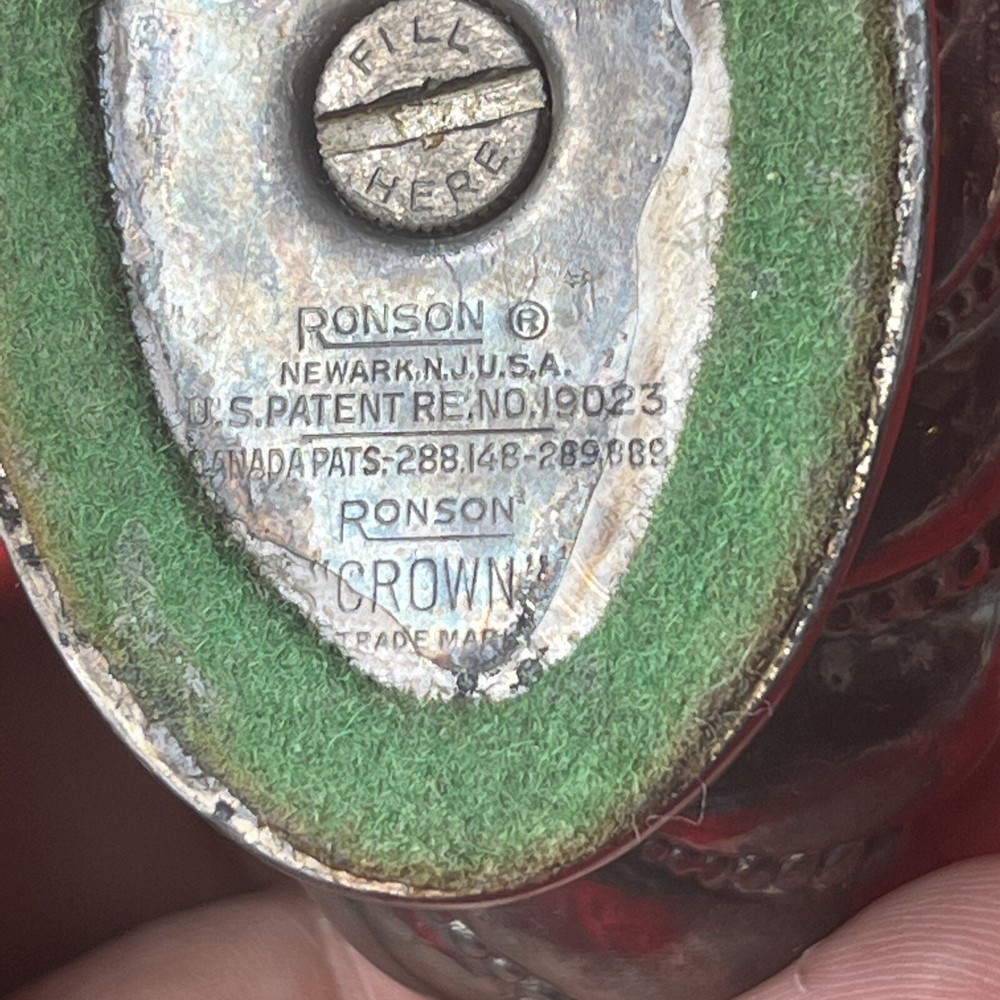 Ronson Crown 19023 table lighter - UNTESTED (w2)