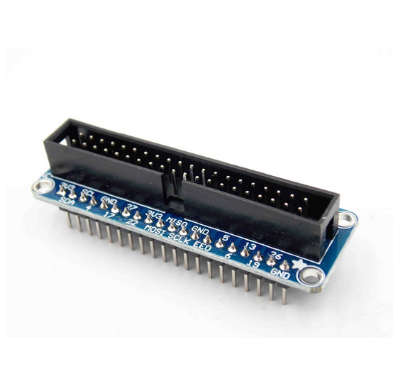 2pcs Raspberry Pi GPIO Breakout Board Breadboard Adapter T Shape + Straight