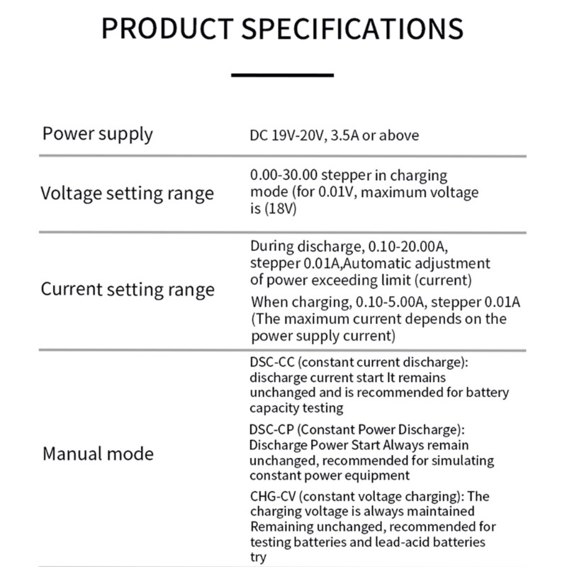 Powerful Capacity Tester With LCD Display For Accurate