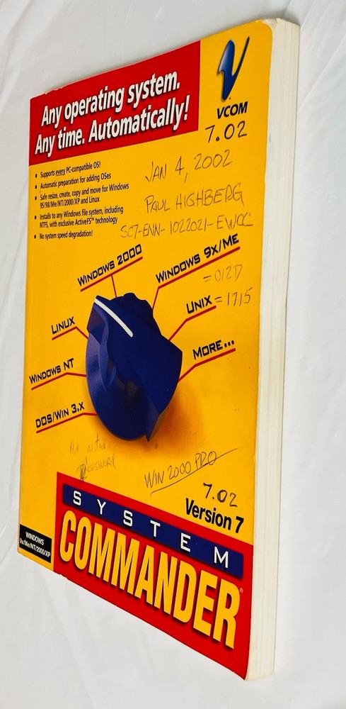 System Commander Version 7 User Manual VCOM Partitioning Guide Windows Linux PB