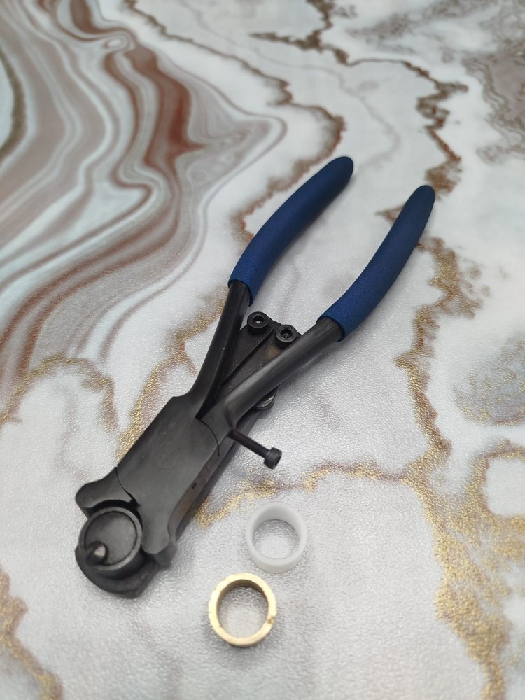 Jewelry Ring Bending Plier 3 Interchangeable Inserts Metal Forming Shaping Tool