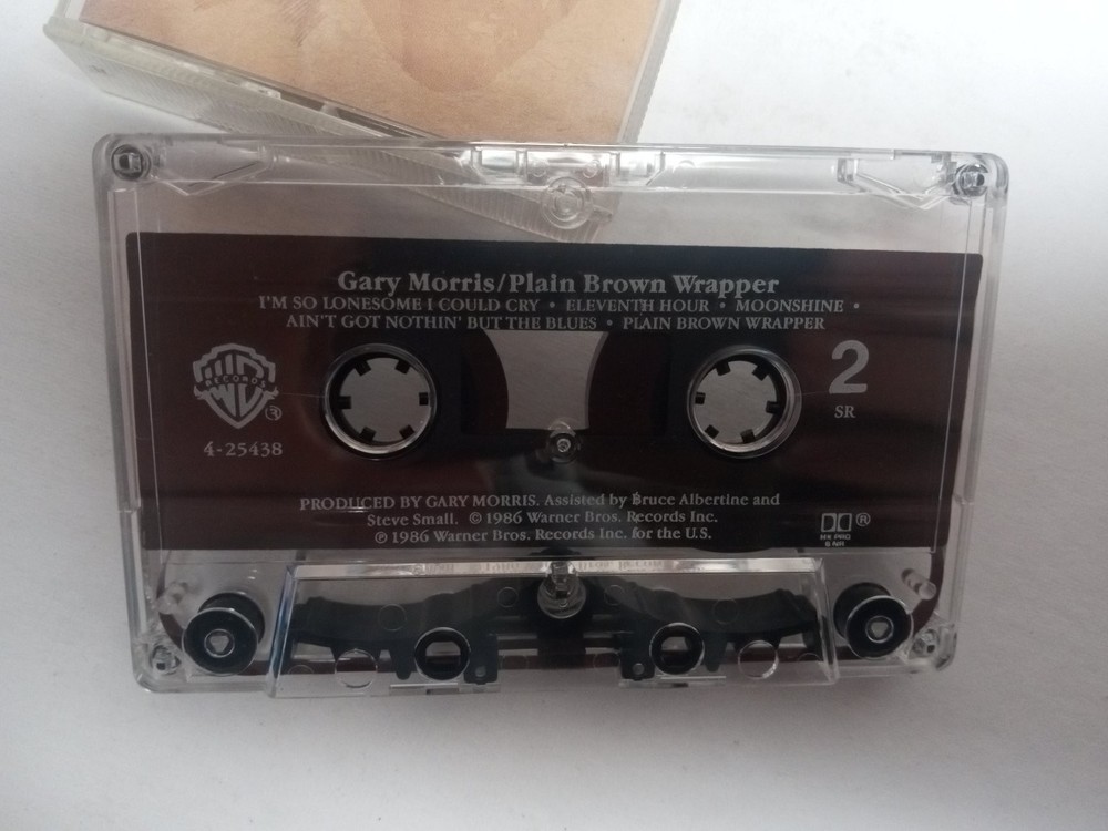 Gary Morris Plain Brown Wrapper Cassette 1986 Warner Bros.