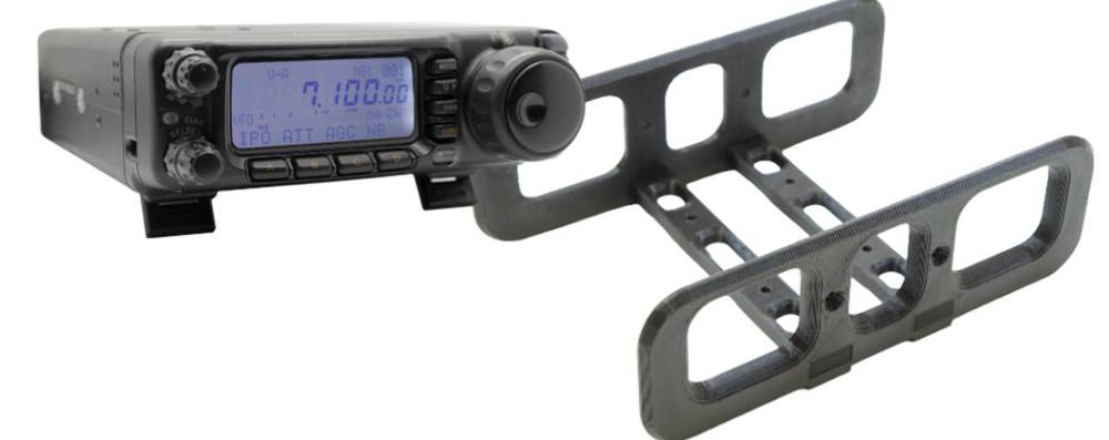 HD Protector Side Rail Stands Cage for Yaesu , FT-400,  AT-D578UV,  FT-1500M