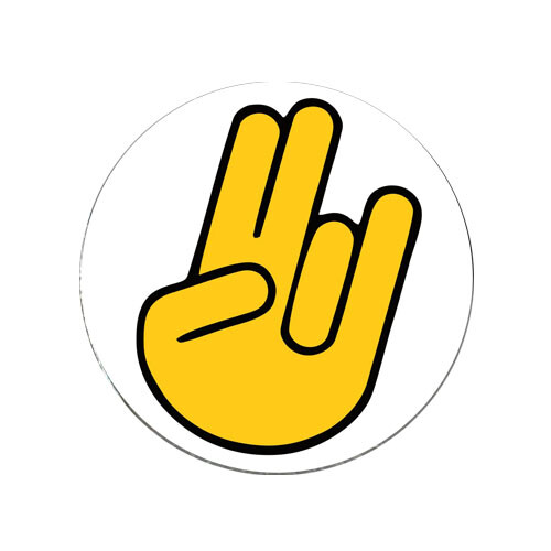 Shocker Hand Sign Golf Ball Marker + Switchblade Divot Tool Novelty