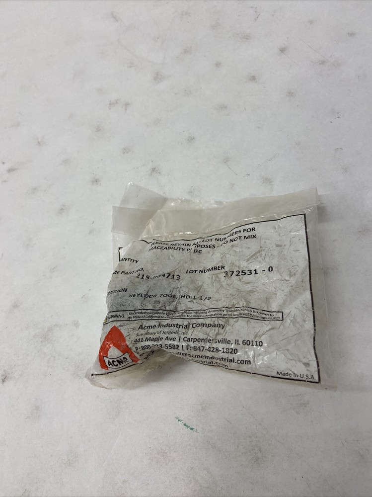 1-1/8 - 7, Keylocking Insert Compatible, Insert Tool Thread Insert Hand