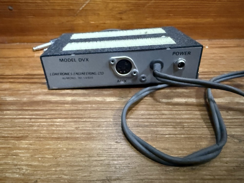 Comtronics DVX AIRCRAFT INTERCOM Pilot Copilot Vintage Estate find.. Powers on