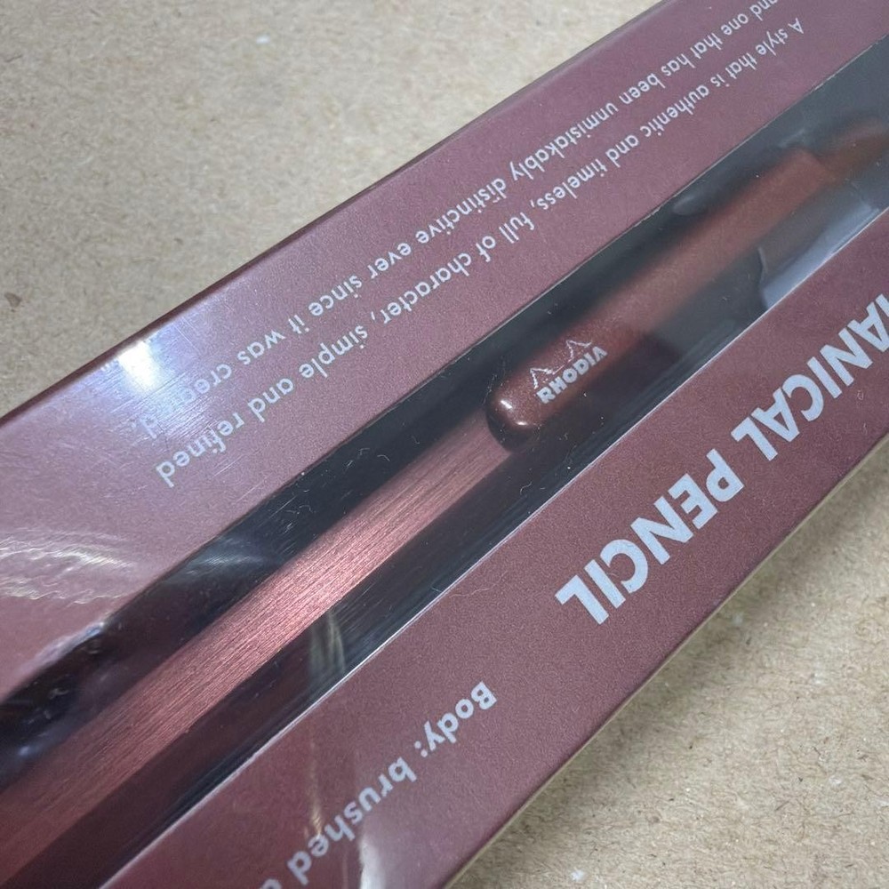 Limited RHODIA Script 2024 Maron Brown Mechanical Pencil