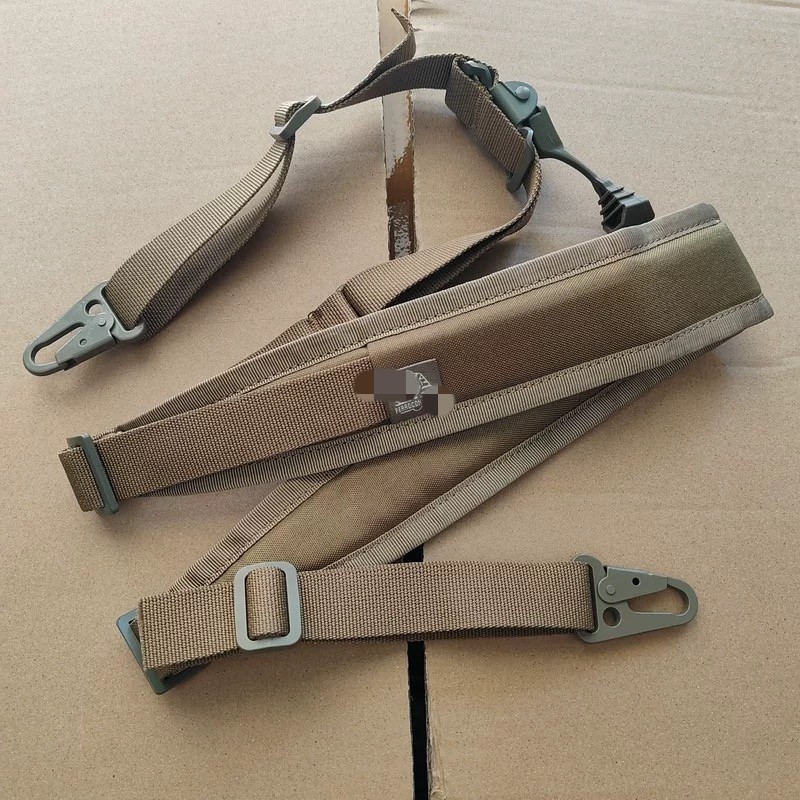 Tactical Ferro Slingster Sling Tan With Hardware (Brown)