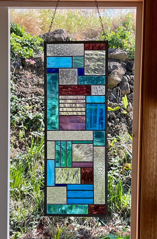 stained glass panel window