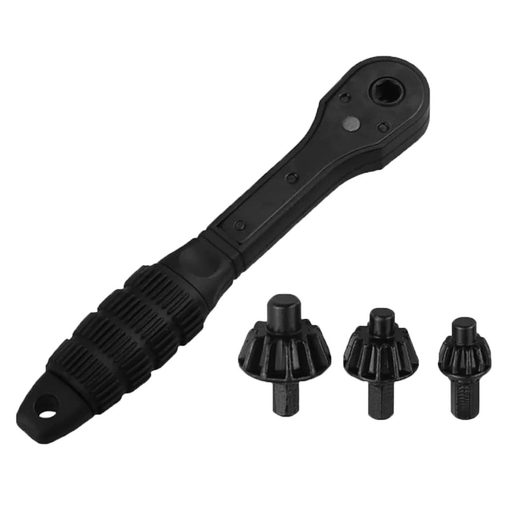 2-in-1 Ratchet Spanner Chuck Key Universal Replacement Wrench for Drill Press