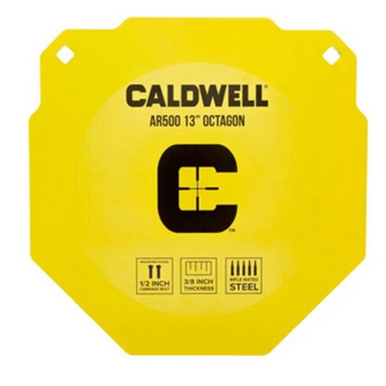 Caldwell 13" Octagon 3/8" AR500 Steel Target
