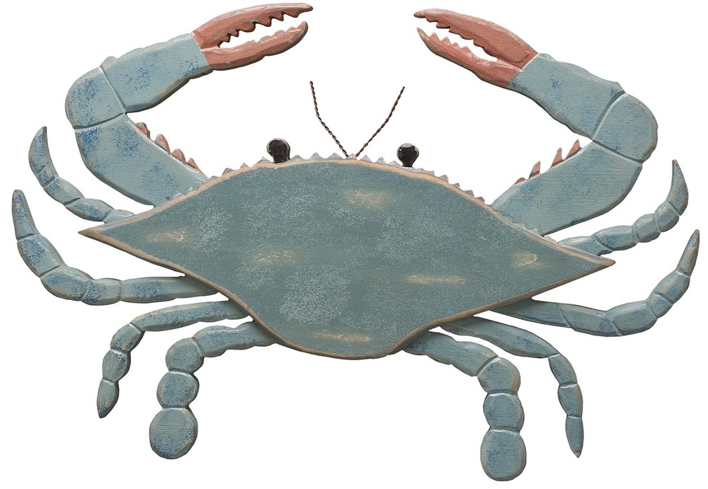 Primitives by Kathy Shaped Wall Decor, Blue Crab