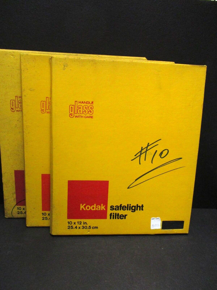Kodak 10x12" #10 safelight filter