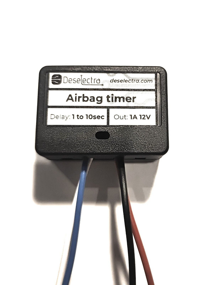 Car SRS abs light timer switch time relay 1-10 sec kit delay off 12V 1A 12W