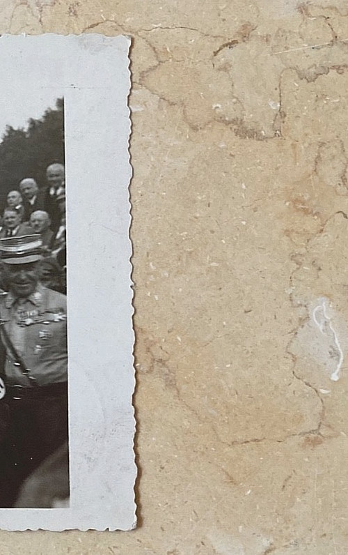 PRE-WW2 GERMAN RALLY IN GERA , GERMANY OCT. 1933 PHOTO POSTCARD RPPC