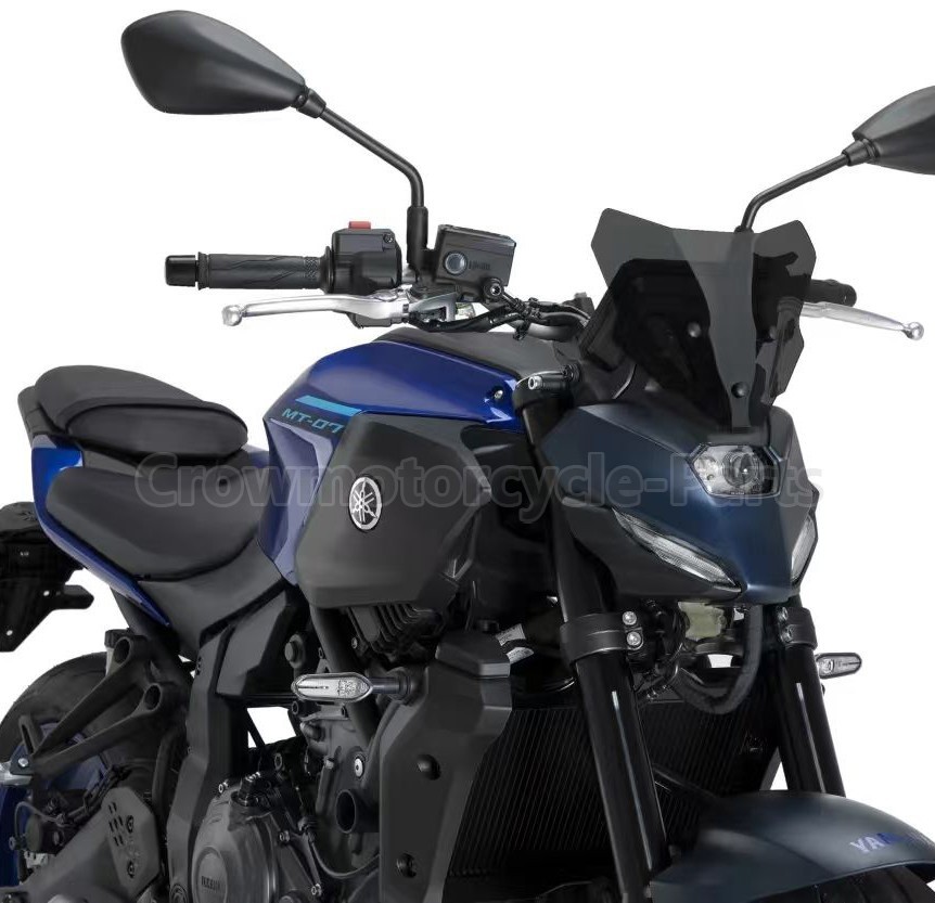 For Yamaha MT-07 2025 Front Windshield Windscreen Sport Screen Deflector