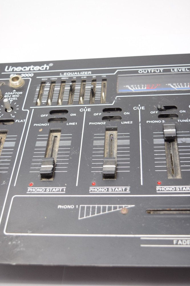 Lineartech SL-3000 Pre AMP Mixer Equalizer Works *READ
