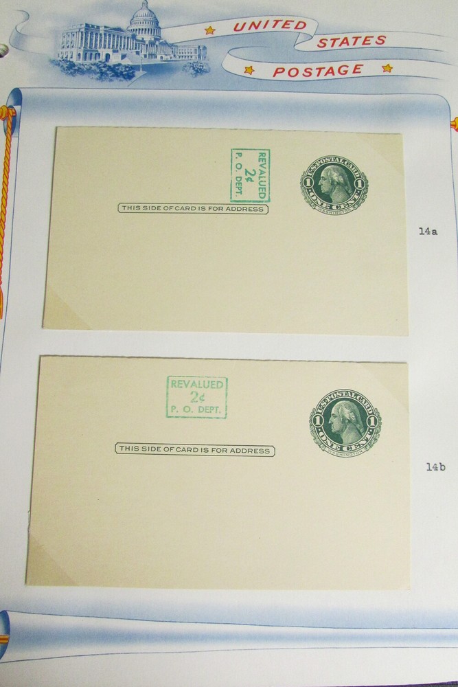 US stamps Postal Card and Reply Early Collection