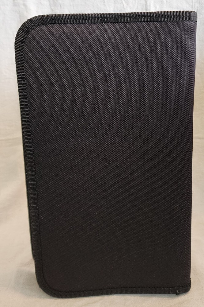 CD Projects Zippered Nylon Soft CD DVD Case - Model CCRM 264 - Holds 52 CDs DVDs