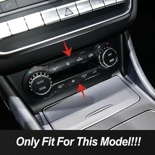 Air Conditioning Button Covers Trim Sticker Replacement for Benz CLA C117 GLA