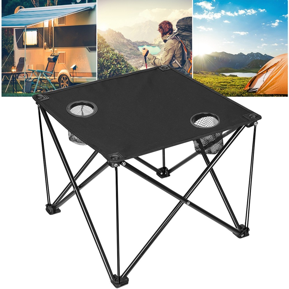 Foldable Compact Outdoor Side Table – No-Tool Setup, 600D Waterproof, 44 lbs