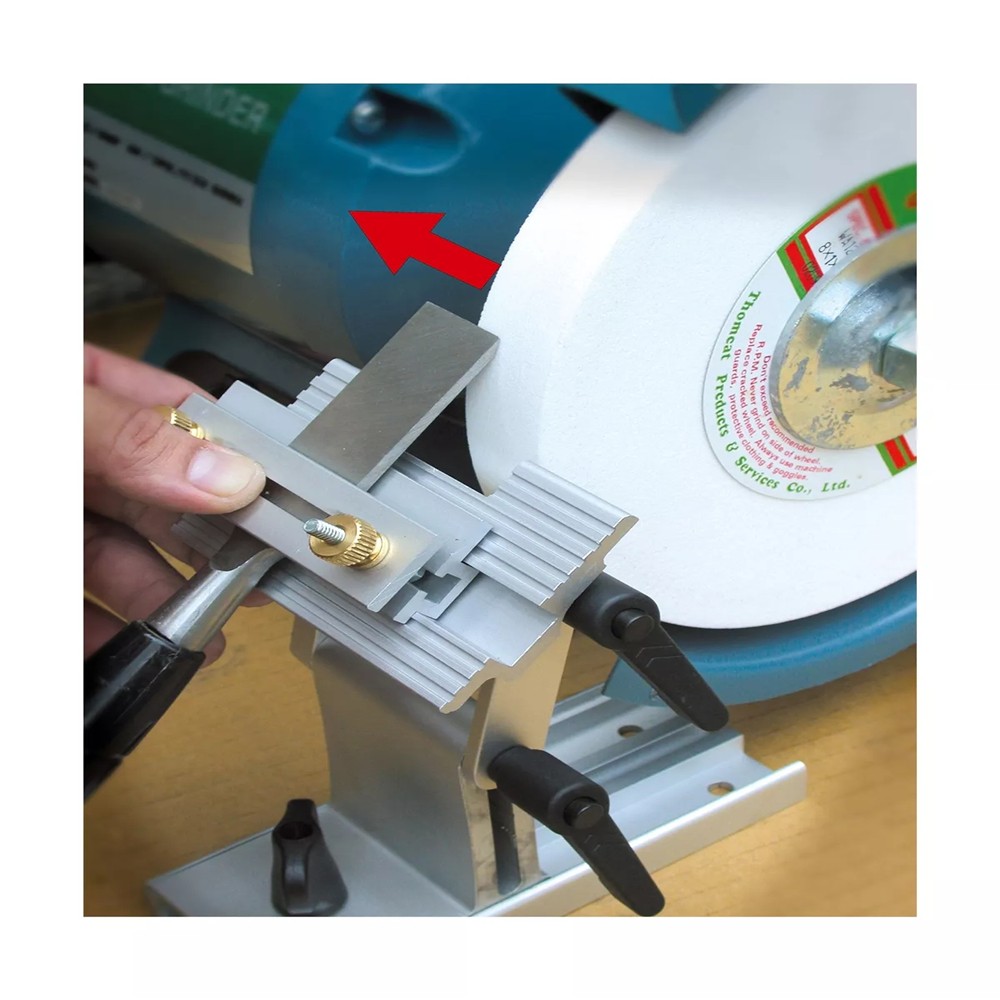 Adjustable Replacement Tool Rest Sharpening Jig for 6 inch or 8 inch Bench