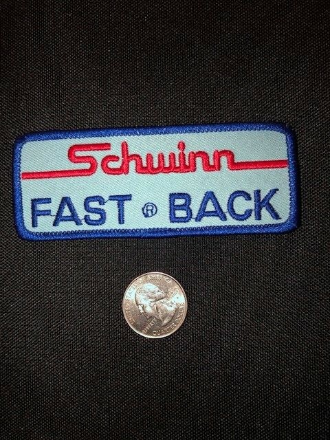 SCHWINN FAST BACK STINGRAY Embroidered Patch SUPER HIGH QUALITY IRON ON PATCH