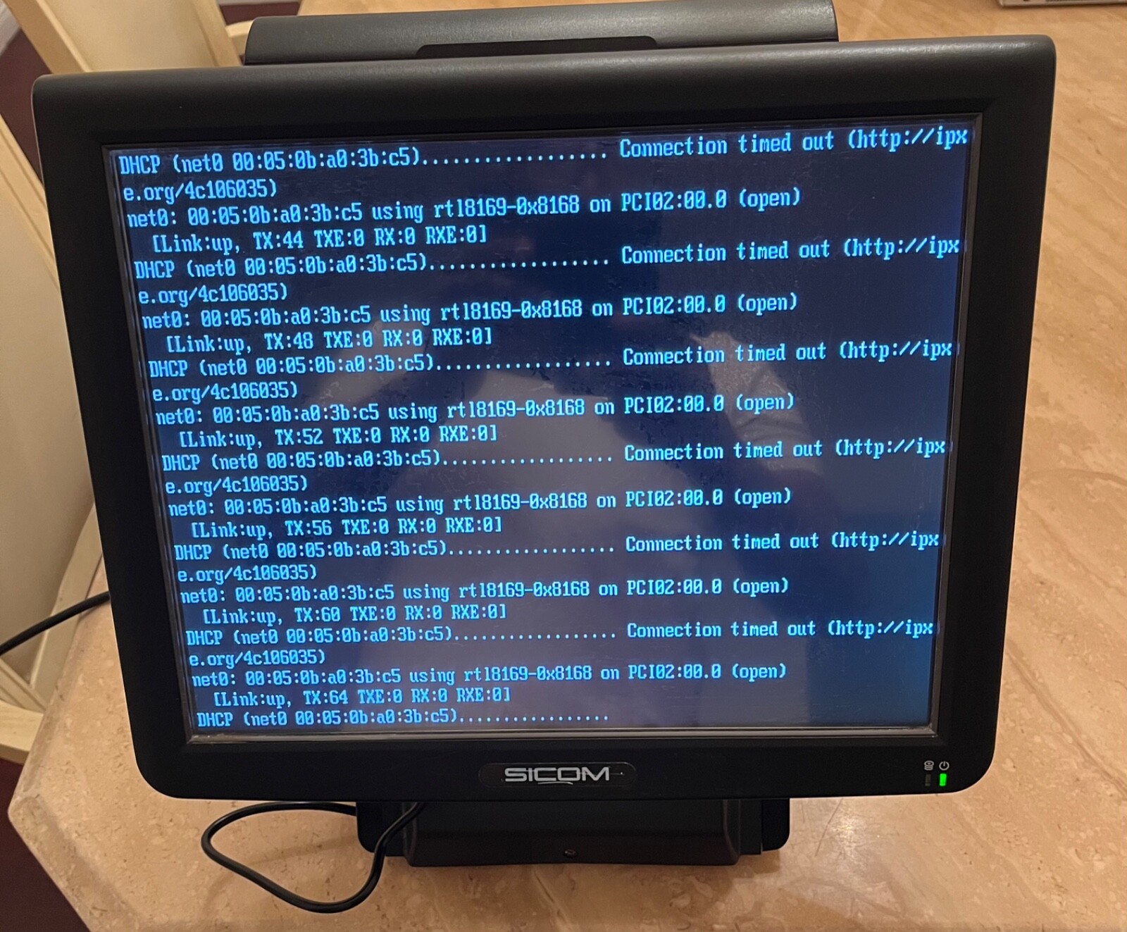 Sicom SL20 POS Terminal Register with Rear Display 2100-00 3LEP33500460