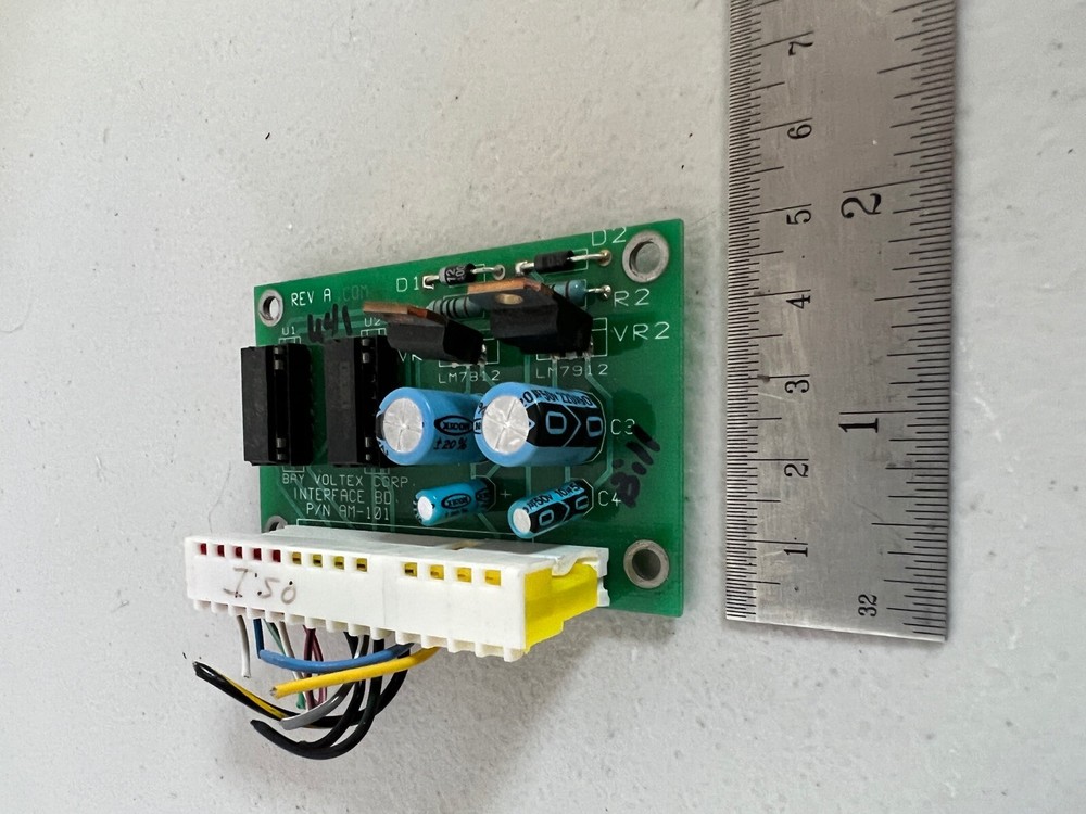 Bay Voltex Chiller AM-101 Rev A Circuit Interface Board PCB Semiconductor Spare