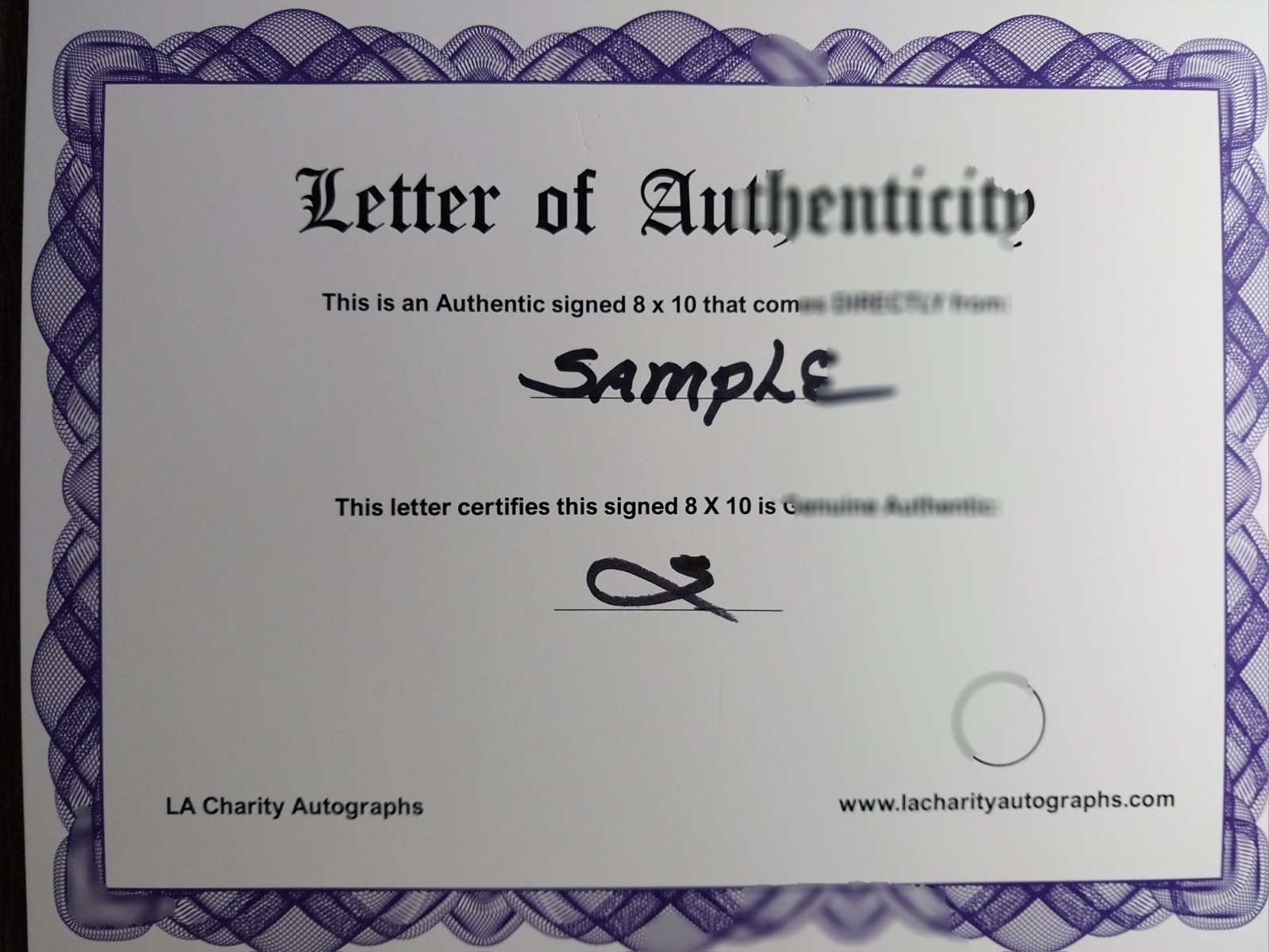 Josh Allen Signed 8x10 Photo Matte Finish LOA Genuine Athentic